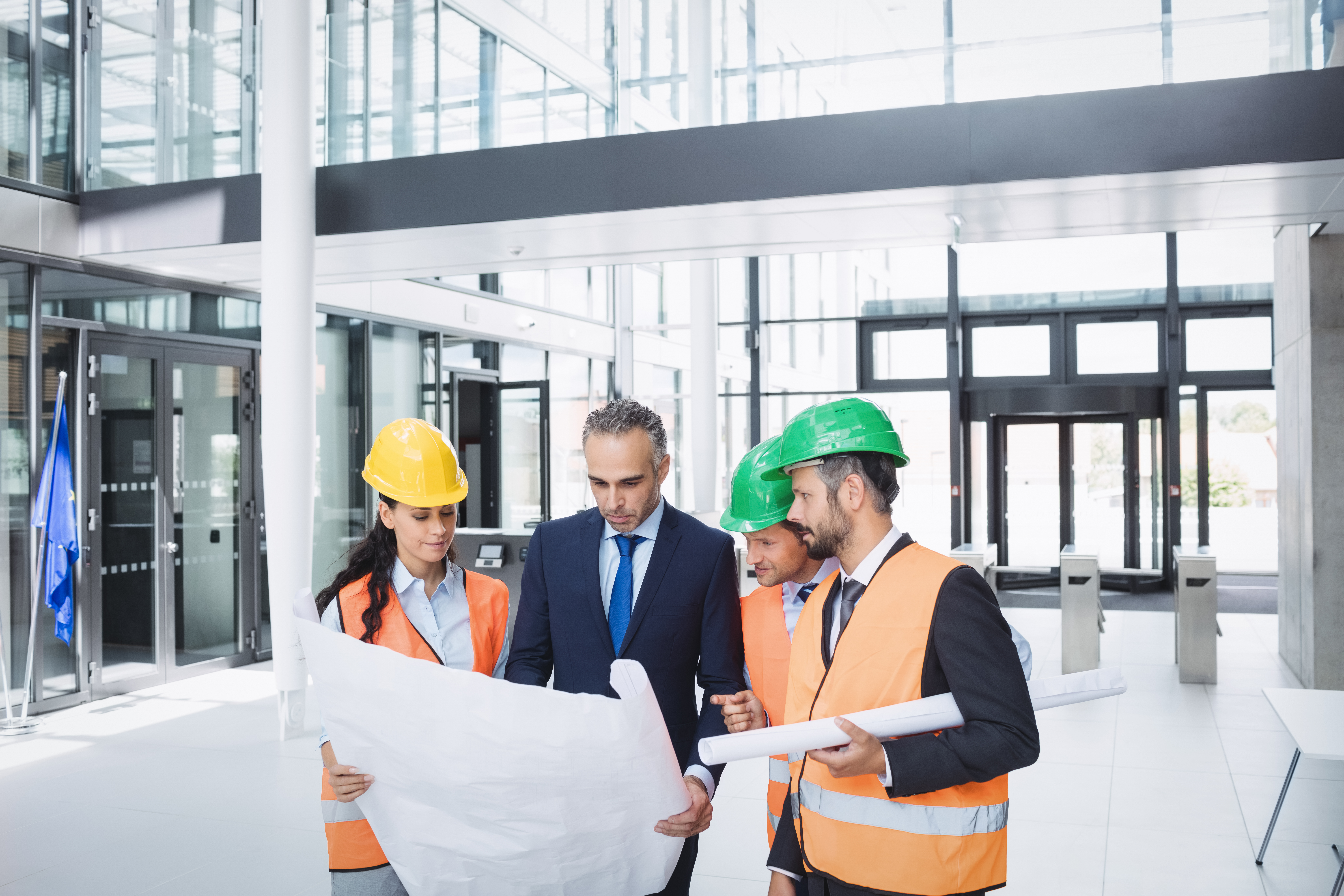 Industrial construction process